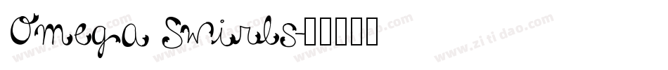 Omega Swirls字体转换